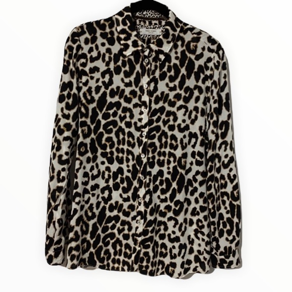 ANIMAL PRINT BUTTON DOWN BY GERRY WEBER - Picture 1 of 6